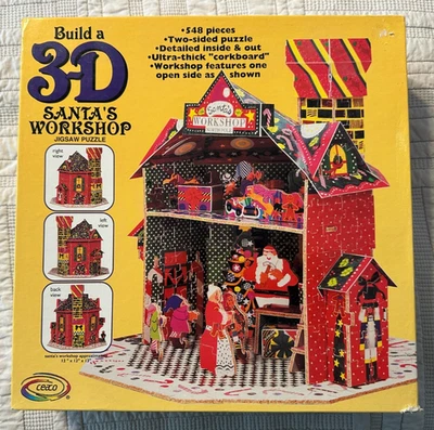 DE COLECCIÓN TALLER DE SANTA CONSTRUIR UN ROMPECABEZAS 3D 548 PIEZAS CEACO Foto 1 de 4