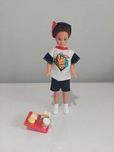 1990 Mattel Barbie Happy Meal Todd McDonald's with Kids Meal Food Tray - Picture 1 of 12
