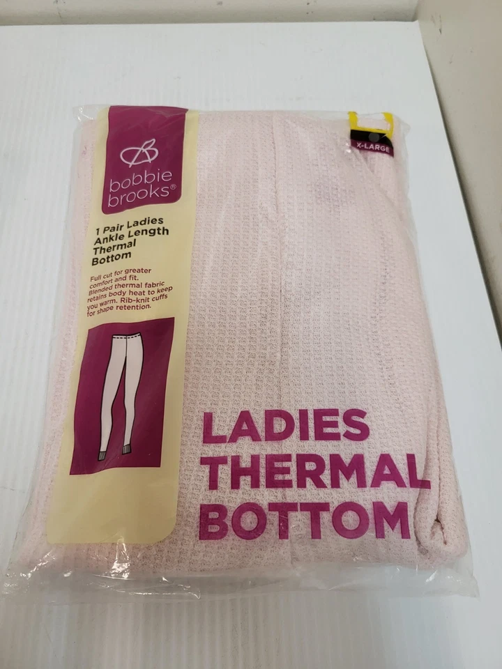Pantalones térmicos para mujer Bobbie Brooks rosa - XL Foto 1 de 1