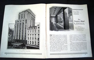 LE CENTURY HOTEL ANVERS / Extrait revue 1930 / 13 pages - Picture 1 of 2