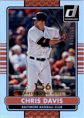 2015 Donruss Stat Line Career #55 Chris Davis /156 - BB - Image 1 of 2