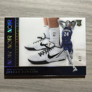 2023-24 Noir FOTL Sneaker Spotlight Jordan Hawkins Rookie RC Kobe Holo Gold #/7 - Picture 1 of 6
