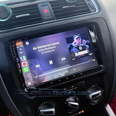 9" Android 13 CarPlay Car Stereo Radio GPS for VW Golf 5 MK5 MK6 Jetta Passat CC - Image 1 of 4