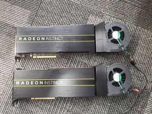 2P Amd Radeon Instinct Mi50 32Gb Gpu Server Workstation Graphics Card w fan kit - Afbeelding 1 van 10