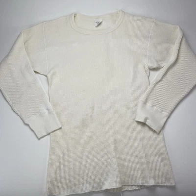 Camisa Térmica JE Morgan Long John Crema Tejido Gofre Capa Base Grande EE. UU. Foto 1 de 4