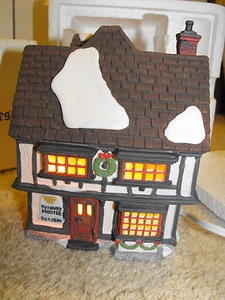 Impresora Department 56 Tutbury #56.55689 con funda y espuma 1990 Dickens retirado - Imagen 1 de 8