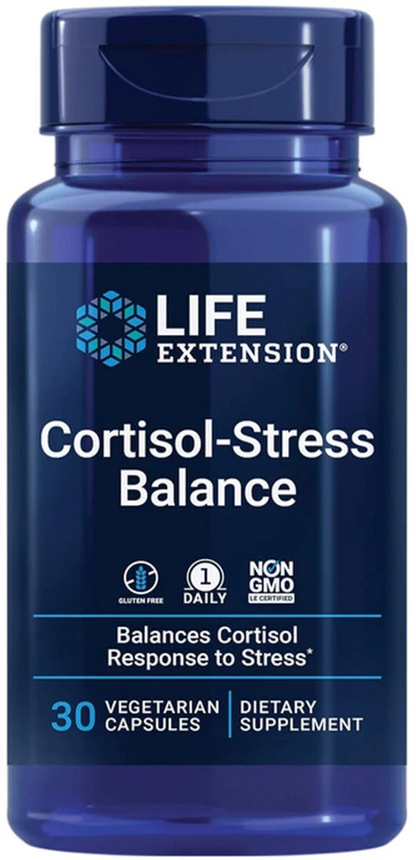 CORTISOL STRESS BALANCE MAGNOLIA BARK CHÁ VERDE LICHIA 30 Cápsulas EXTENSÃO DE VIDA - Imagem 1 de 4