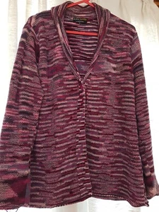 Women's pink colors cardigan, Black Pepper Brand, size 12 - Picture 1 of 2