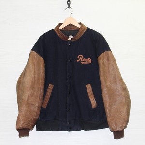 roots leather jacket products for sale 