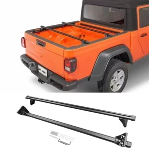 2Pcs Aluminum Roof Rail Rack Cross Bar Crossbar Fit for Jeep Gladiator 2020-2023 - Picture 1 of 8