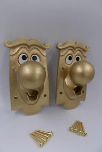 ALICE IN WONDERLAND DOOR USED FIXING DOOR KNOBS CHARACTERS with fixing screws - Picture 1 of 1