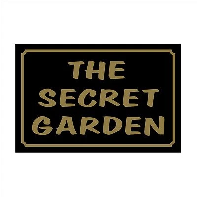 SAFETYSIGNS&STICKERS The Secret Garden - 160mm x 105mm Plastic Sign / Sticker - House, Garden, Pet