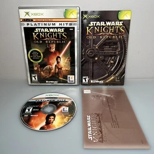 Star Wars: Knights of the Old Republic (Microsoft Xbox, 2003) CIB Complete - Picture 1 of 11