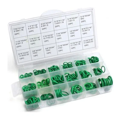 270pcs O Rings Rubber Seal Rings For Car Air Conditioning Refrigerant A/C Repair - Image 1 of 4