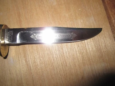 CUCHILLO MANGO CIERVO TIERRA SÚPER HUECA EDGE MARK GOLDLINE 20492 SOLINGEN ALEMANIA Foto 1 de 4