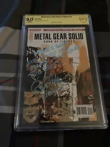 Metal Gear Solid: Sons of Liberty #0 - Signed by Liquid Snake Cam Clarke - CBCS - Picture 1 of 4