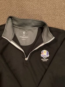 Bethpage Negro Golf Ryder Cup 2025 Fairway & Greene 1/4 Cremallera Para Hombre M Excelente - Imagen 1 de 4
