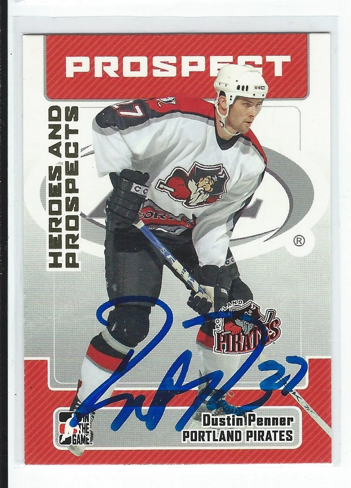 Dustin Penner Signed 2006/07 Heroes and Prospects Card #57 - Изображение 1 из 1