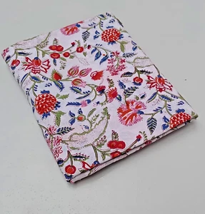 5 Yard Indian Block Printed Fabric Hand Printed Fabric, Dressmaking Fabric - Picture 1 of 5