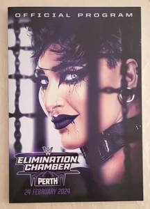 WWE Program Perth Elimination Chamber 2024 Rhea Ripley - Picture 1 of 1