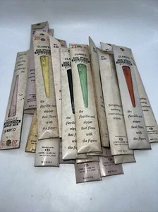 20 Cerniere Vintage NOS Assortite Colori/Taglie Apertura Collo Poliestere Clark's - Foto 1 di 5