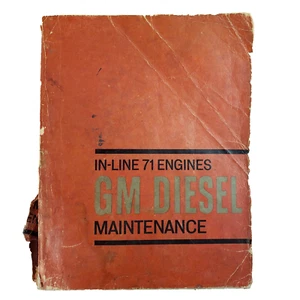 DETROIT GM ENGINE IN-LINE 71 SERIES MAINTENANCE SERVICE MANUAL - Picture 1 of 8