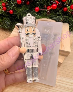 Christmas Nutcracker soldier Silicone mold for Christmas ornaments-handcrafts - Picture 1 of 9