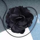 Retro Rose Flower Choker Necklace Velvet Women Gothic Col B1 Chain Dress R8Z0