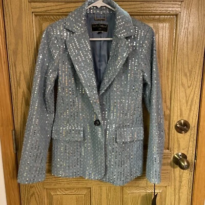 Katy Ireland 360 Liza Sequence Denim Blazer - Image 1 of 4