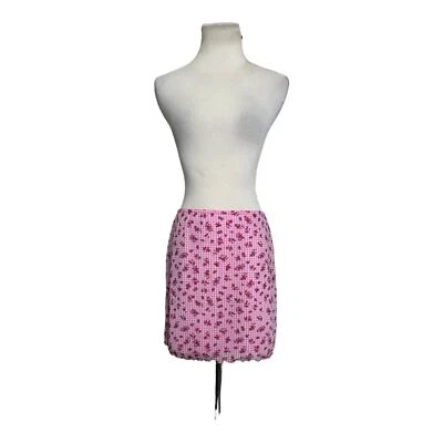 Minifalda Miss Selfridge rosa floral talla 6 Foto 1 de 4