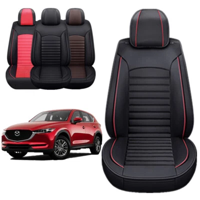 Stereo Leather Car Seat Covers 2/5-Passenger For Mazda CX-5 Front/Rear Cushions - Изображение 1 из 4