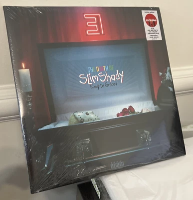 The Death of Slim Shady Blue & Red Translucent Vinyl Record 2xLP Eminem sealed