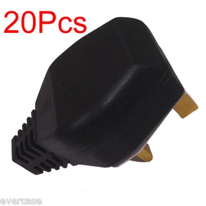 UK Power Plug. Fitted with 5A fuse. Box of 20 Pieces. - Picture 1 of 3