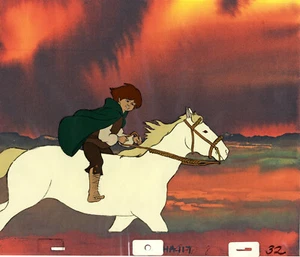 THE LORD OF THE RINGS: ORIGINAL RALPH BAKSHI ANIMATION CELS w/ Free Autograph - Picture 1 of 1