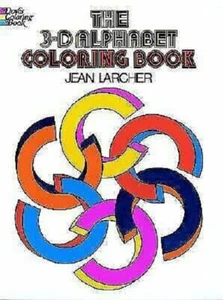 COLORING BOOK THE 3-D ALPHABET (Dover Coloring Book) NEW - Imagen 1 de 9