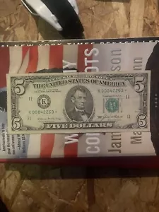 1985 Star $5 Green Seal Banknote - Picture 1 of 2