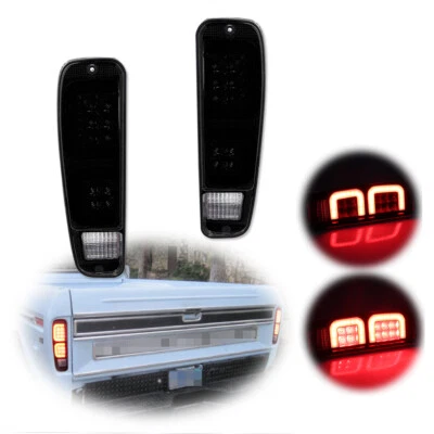 Juego de 2 luces traseras para Ford F-150 F-250 F-350 Bronco 1975-91 serie E 1974-1979 Foto 1 de 4