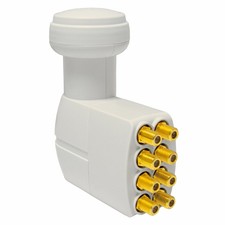 LNB Octo 0,1 dB Opticum LOP-04H, Full HDTV, 3D, Okto LMB LNC UHD 4K 8K 8fach NEU