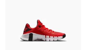 NIKE Mens Red & White Metcon 4 Training Trainers UK 7 BRAND NEW - Picture 1 of 5