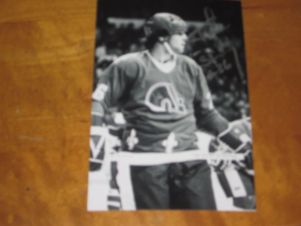 PETER STASTNY AUTOGRAPHED NORDIQUES 4X6 PHOTO-HOF - Image 1 of 1