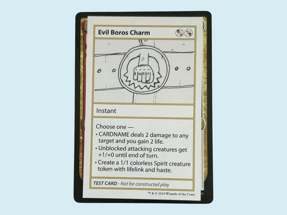 Evil Boros Charm- Test Card, Commander, Near Mint, MTG Magic The Gathering - Image 1 of 1