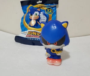 Sonic The Hedgehog Super Magic Squishy Stress Relief Figura in Schiuma Metallo Sonic - Foto 1 di 10