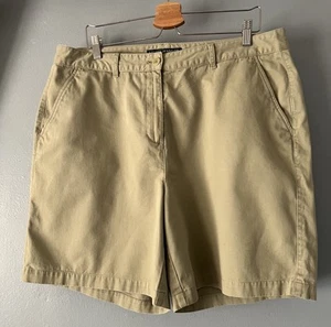 Lauren Jeans Co Womens Shorts 16 W Light Olive Green - Picture 1 of 5