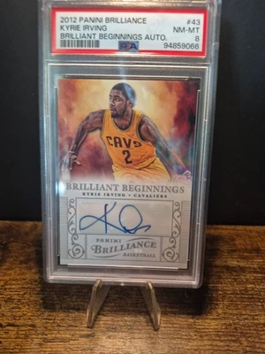 2012 Panini Brilliance Kyrie Irving RC Auto Nm-MT 8 Cleveland Cavaliers - Image 1 of 2