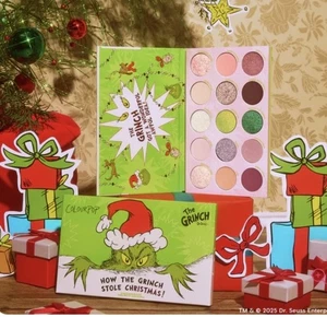 Colourpop X The Grinch Holiday Eyeshadow Palette 💚❣️💚❣️ - Picture 1 of 6