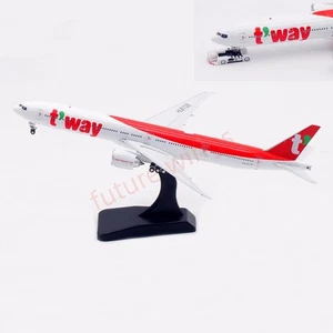 1:400 Aviation400 T'Way Air B777-300ER HL8706 modelo de avión tractor libre + soporte - Imagen 1 de 15