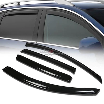 FOR 08-10 SATURN VUE SMOKE TINT SIDE WINDOW VISOR SHADE/VENT WIND/RAIN DEFLECTOR - Image 1 of 4