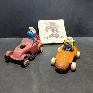 N. 2 I Puffi modellino auto originali Kortekaas Merch by ESCI collezione - Imagen 1 de 6