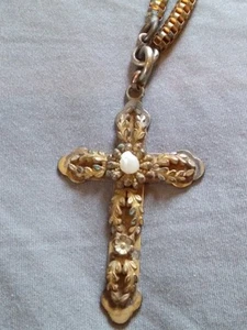 Antique Baroque Pearl Crucifix Rosary. - Picture 1 of 15