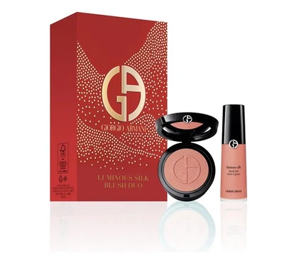 Armani beauty Luminous Silk Rosy Peach Blush Gift Set*BNIB - Image 1 of 4